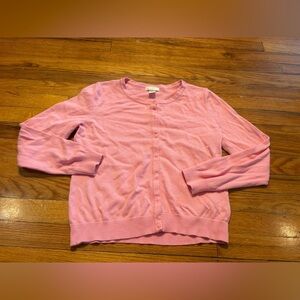 H&M Basic Pink Button-Up Cardigan